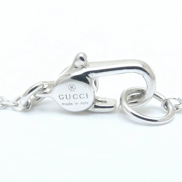 GUCCI French Bulldog Necklace in 925 Sterling Silver for Women, 294636 - Picture 5 of 8